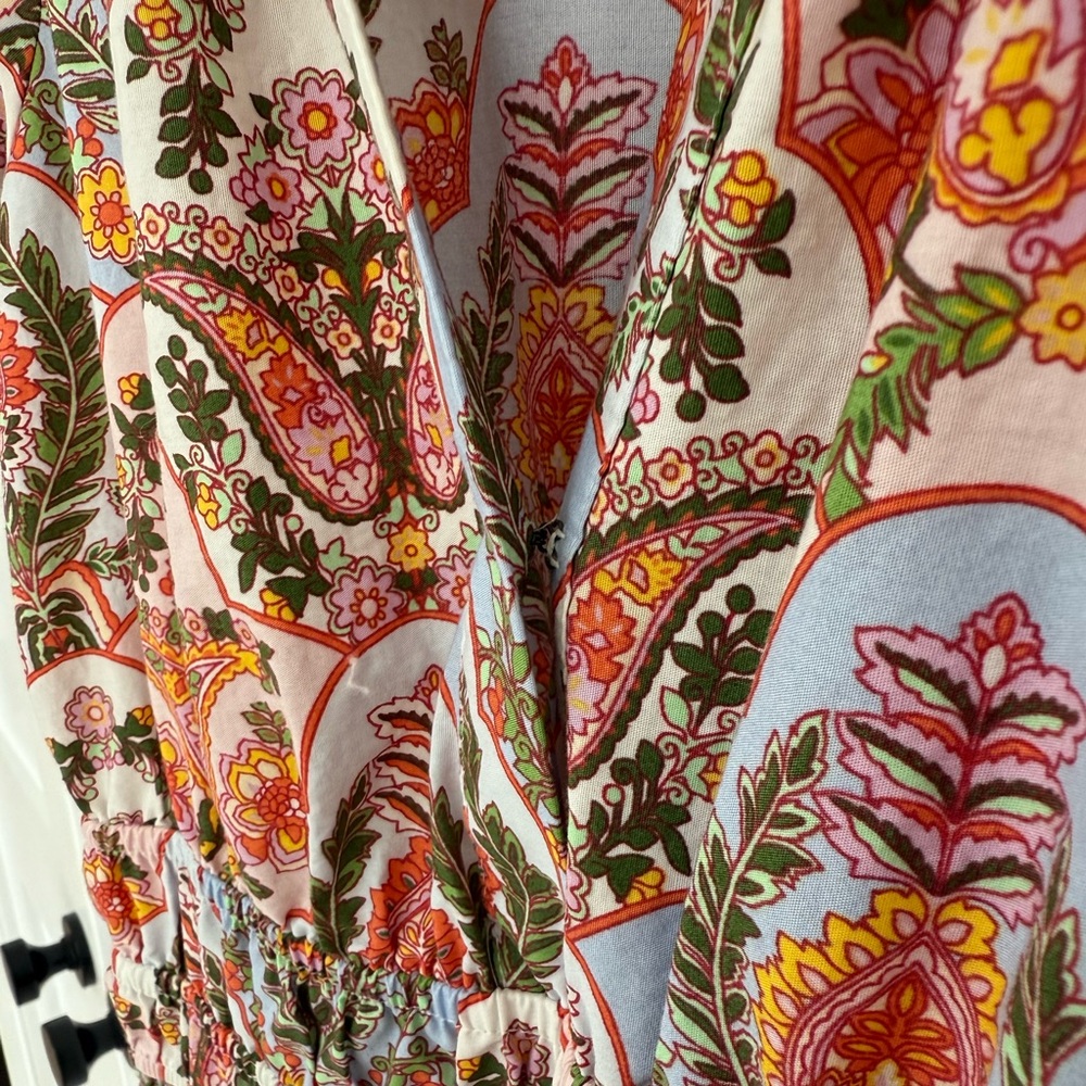 By Anthropologie Multicolor Paisley Maxi Dress - Picture 8 of 9